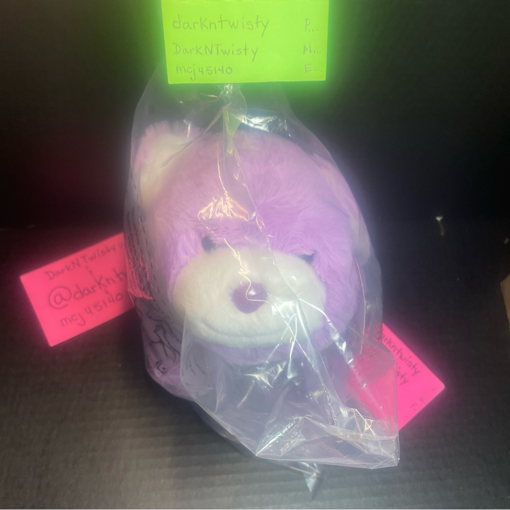 BNWT SNUFFLES LAVENDER SUPER SOFT SEALED MFG PLASTIC BAG